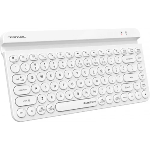 Клавиатура A4Tech Fstyler FBK30 белый USB беспроводная BT/Radio slim Multimedia (FBK30 WHITE) Клавиатура A4Tech Fstyler FBK30 белый USB беспроводная BT/Radio slim Multimedia (FBK30 WHITE)
